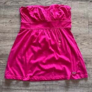 Hollister Hot Pink Strapless Top